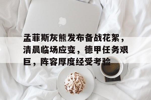 孟菲斯灰熊发布备战花絮，清晨临场应变，德甲任务艰巨，阵容厚度经受考验(父亲狂躁与心理健康维护的挑战)-爱游戏在线